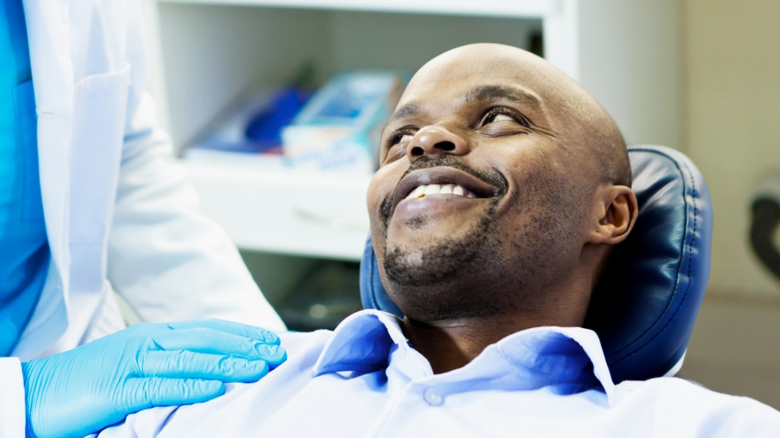 Patient Talking with Dentist